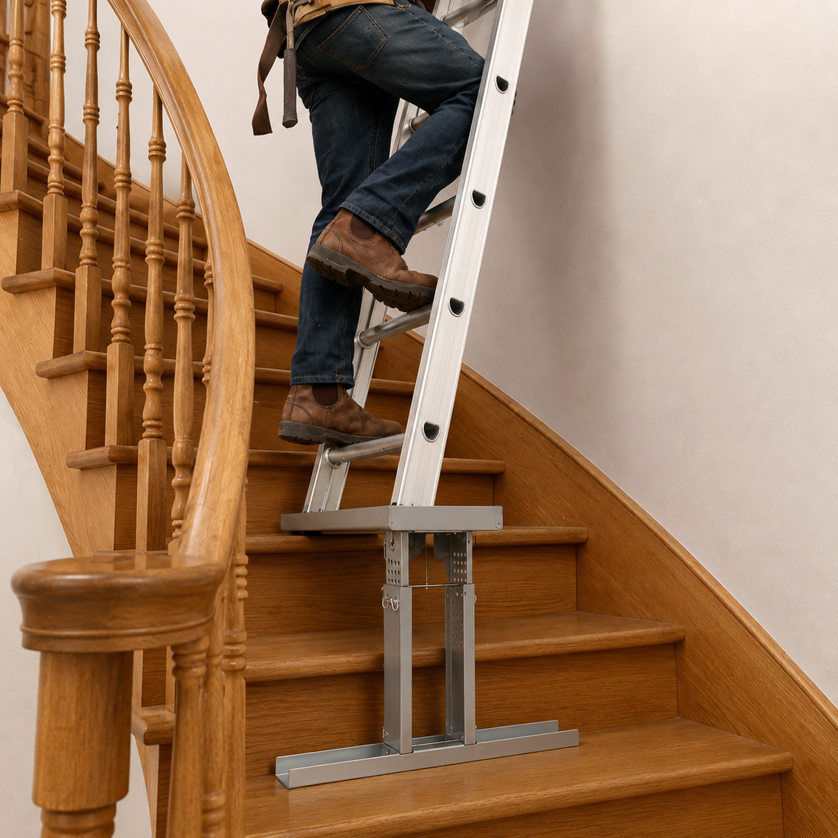 Ladder Stair Leveller — Micro-Adjustable